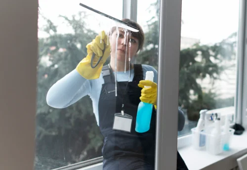 Nettoyage de vitres intérieures et extérieures à Saint-Pompain